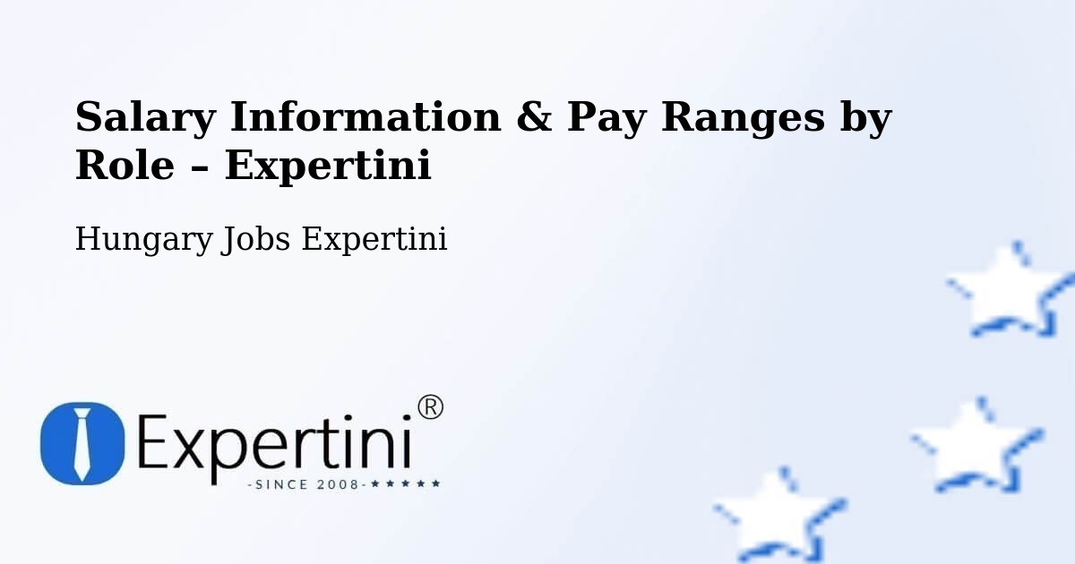 Salary Information & Pay Ranges – Sárvár - Sárvár, Hungary Jobs Expertini